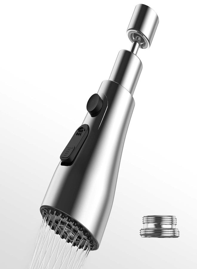 XBEY Tap Extender for Kitchen Sink, Flexible with Tap Extension for Convenient Use Kitchen Faucet 3-Function Pull Down Sink Sprayer Attachment for Faucet (1) - Image 2