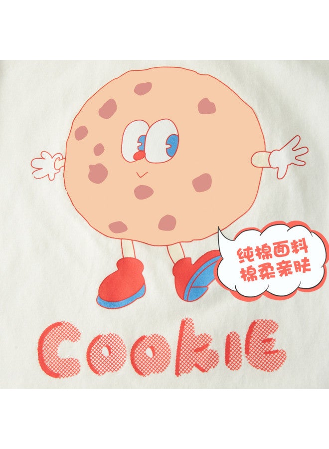 Doxiluka Summer Kids T-shirt Pure Cotton Thin Boys' Summer Outfit Simple Baby Short Sleeve Top Fashion Patchwork Sleeves - Image 4