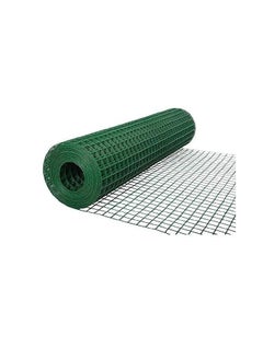 ROBUSTLINE Robustline Wire Mesh Fencing, Galvanized PVC Coated Garden Fencing, Green Steel Nets for Farming Fence, Plant Chicken Wire Fence and Animals Hen-houses Small (3.67 Mtr ) (3/4" X 4FT X 12FT X 19MM)  - Image 1
