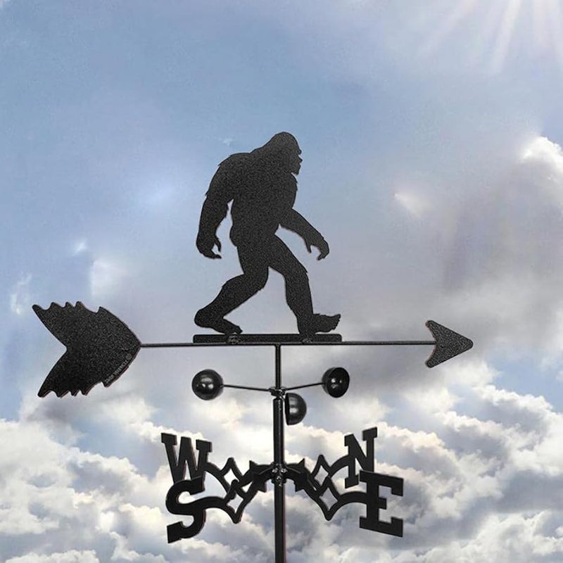 طقس فولاذ مقاوم للصدأ كلاسيكي لقياس اتجاه الرياح في الحديقة والسطح، لون 3 - Image 3