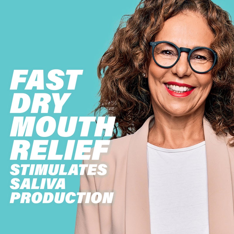 ACT Dry Mouth Moisturizing Gum, 20 Pieces, With Xylitol, Sugar Free Soothing Mint - Image 3