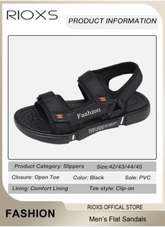 Flat Sandals For Men, Casual Open Toe Water Sandal, Men's Breathable Non-Slip Beach Sandals, Mens Sport Sandals With Back-Strap, Outdoor Fisherman Sandals For Men, Non-slip Lightweight Walking Hiking Sandals, Water Shoes - pzsku/ZC7E21AF538E082C7A5CAZ/45/_/1734153964/964ecfe2-0b13-4e93-b419-667e6f70a2dd