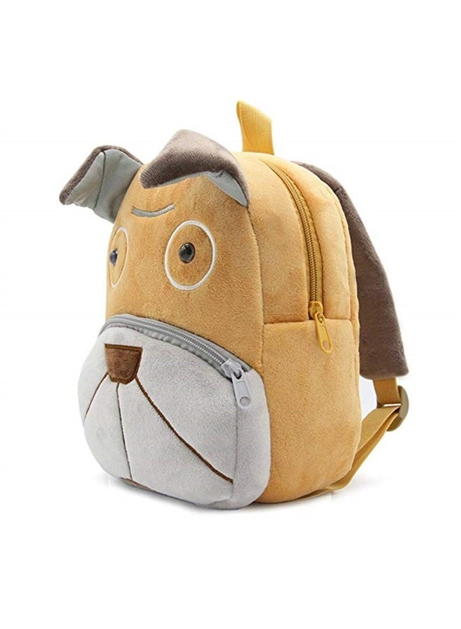 Children Toddler Preschool Backpack Plush Animal Cartoon Backpack Baby Kids School Satchel Travel Lunch Bags(Sanddog)  - Image 4