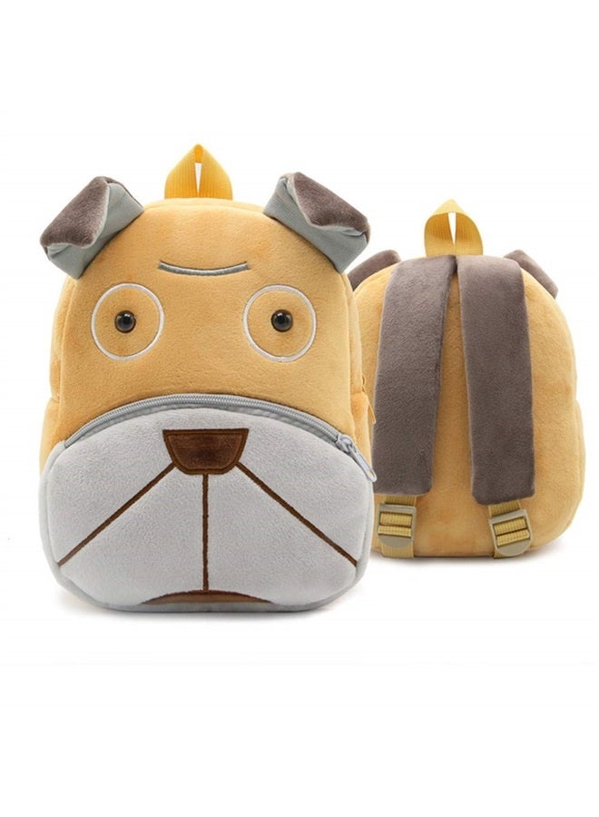 Children Toddler Preschool Backpack Plush Animal Cartoon Backpack Baby Kids School Satchel Travel Lunch Bags(Sanddog)  - Image 1