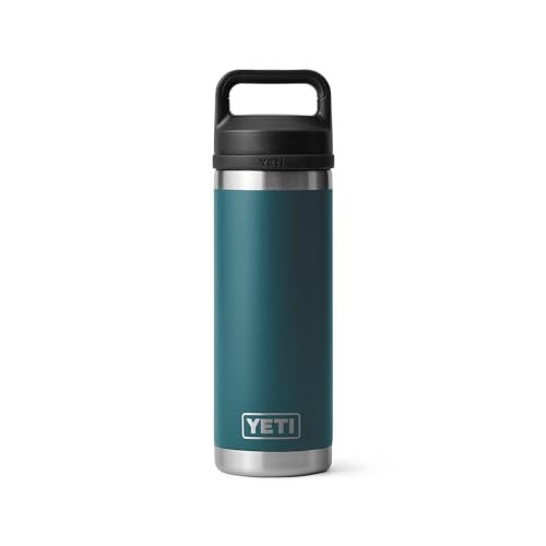 YETI Rambler 18 oz Bottle, Leakproof, Vacuum Insulated, Stainless Steel with Chug Cap, Agave Teal - Image 3