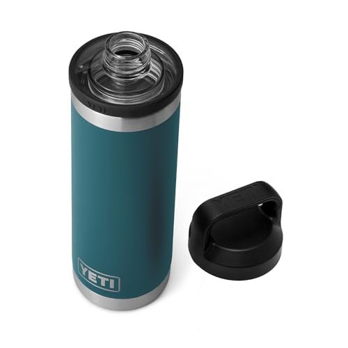 YETI Rambler 18 oz Bottle, Leakproof, Vacuum Insulated, Stainless Steel with Chug Cap, Agave Teal - Image 1