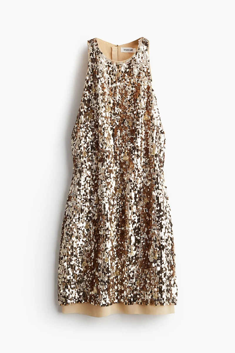 H&M Embellished mini dress