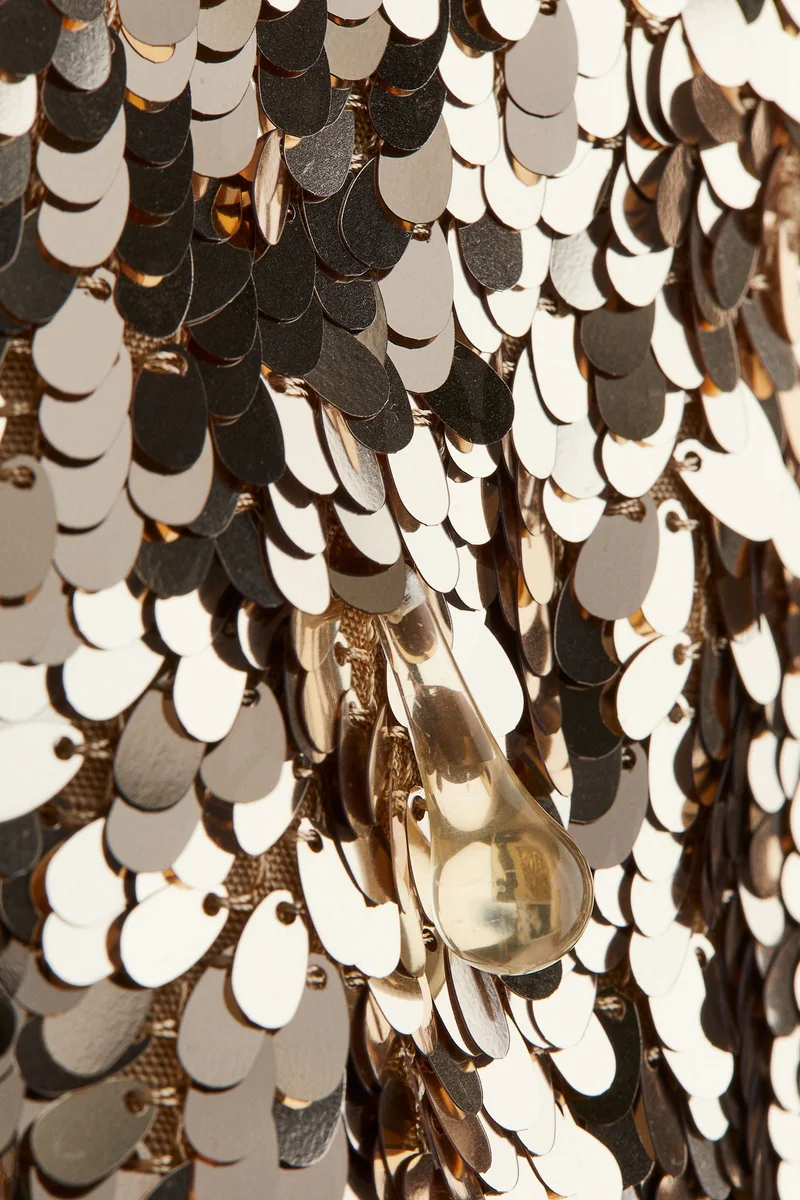 H&M Embellished mini dress