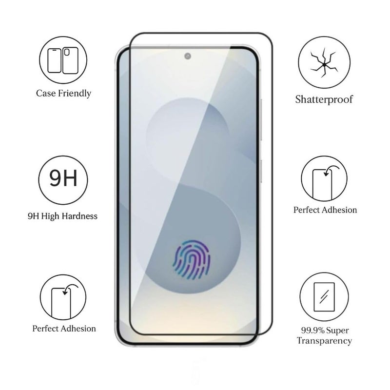 ShieldTech Back Cover Case + Tempered Glass for Samsung Galaxy S25 5G | Mag-Safe Compatible | Transparent Mobile Phone Back Cover Case for Samsung Galaxy S 25 | Samsung S 25 5G TPU Transparent Case - Image 2