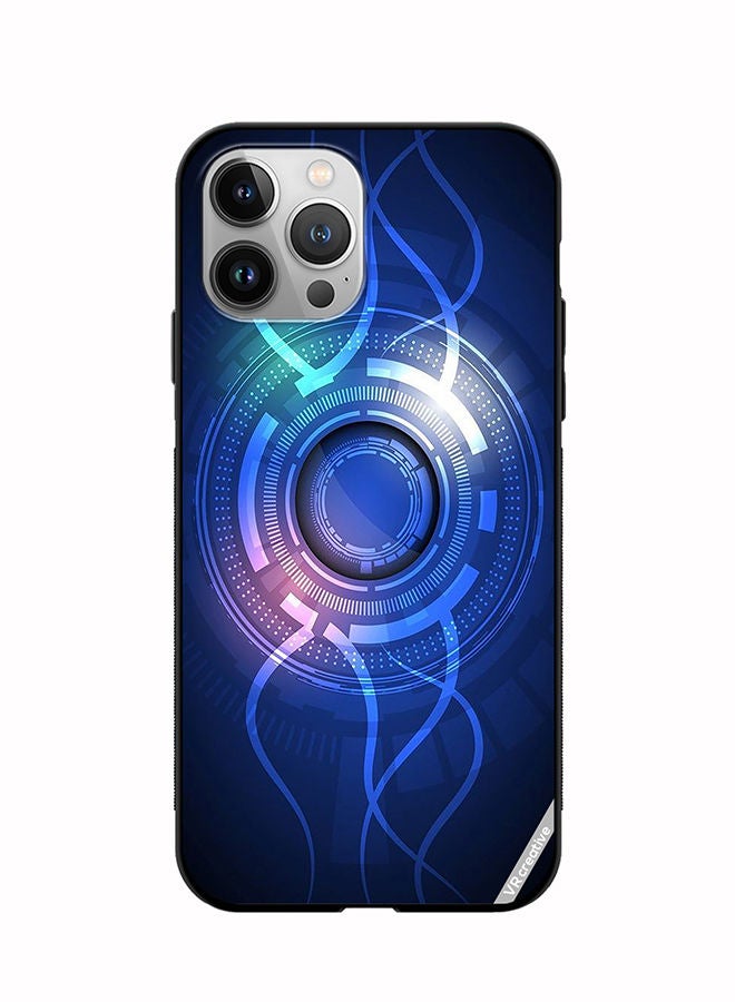 VR CREATIVE Protective Case Cover For Apple iPhone 11 Pro Max Blue Abstract Design Multicolour - Image 1