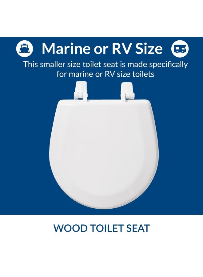 Bemis Tc50Tta 000 Marine Toilet Seat Durable Enameled Wood White  - Image 2