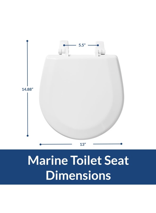 Bemis Tc50Tta 000 Marine Toilet Seat Durable Enameled Wood White  - Image 4