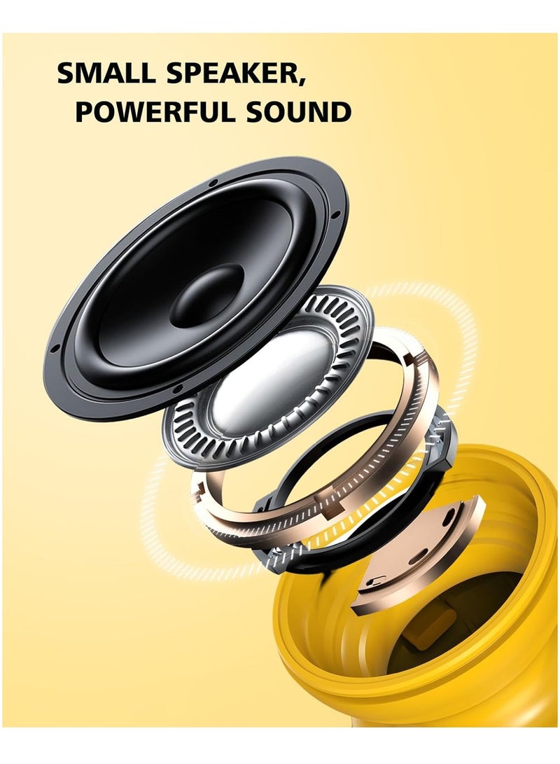 EWA مكبر صوت بلوتوث لاسلكي محمول صغير EWA A117 مع قاعدة مغناطيسية، صوت قوي، سهل التثبيت على السطح المعدني، [متوافق مع ماغسيف، آيفون] - Image 2