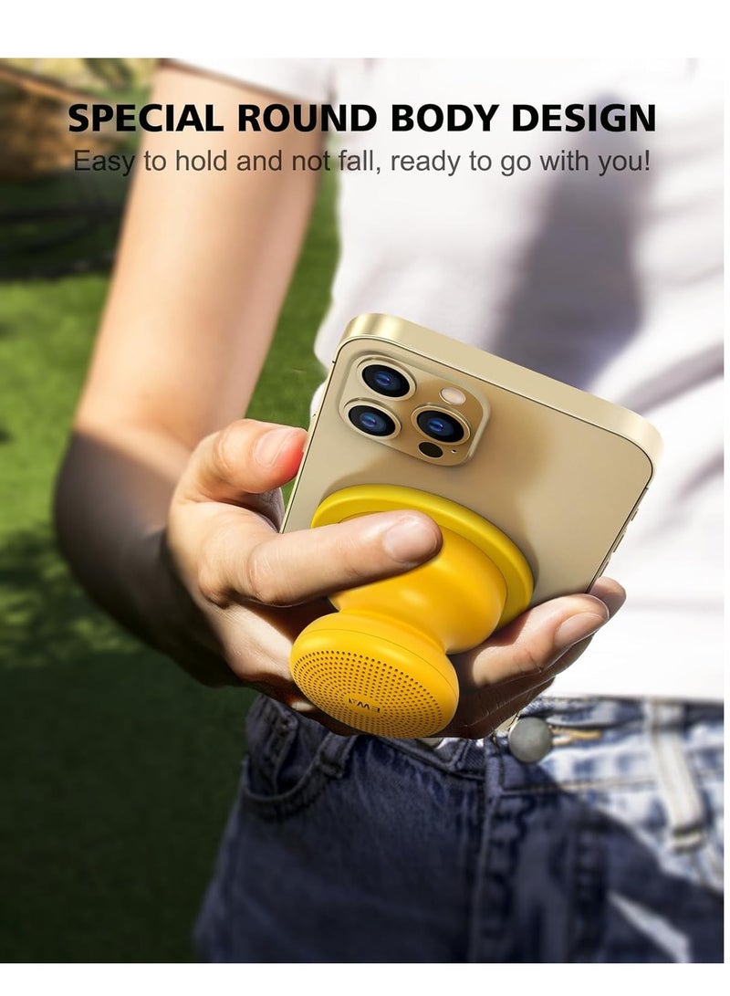 EWA مكبر صوت بلوتوث لاسلكي محمول صغير EWA A117 مع قاعدة مغناطيسية، صوت قوي، سهل التثبيت على السطح المعدني، [متوافق مع ماغسيف، آيفون] - Image 5