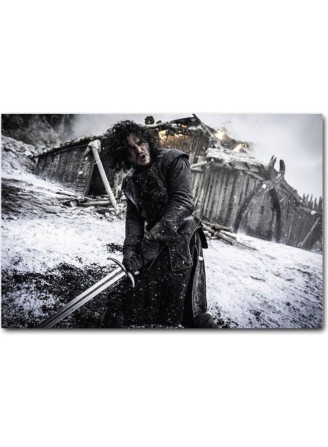 RYN فن الجدار جون سنو متعدد الألوان 40x60 سم - Image 1