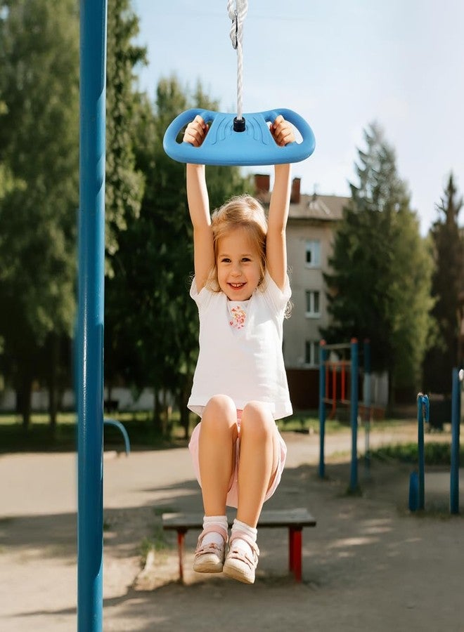 nets Tribe Tree Swing for Kids - 3 -in-1 Multi-Functional Swing Single Disc Seat and Climbing Rope Set - Treehouse and Outdoor Playground Accessories - Image 3