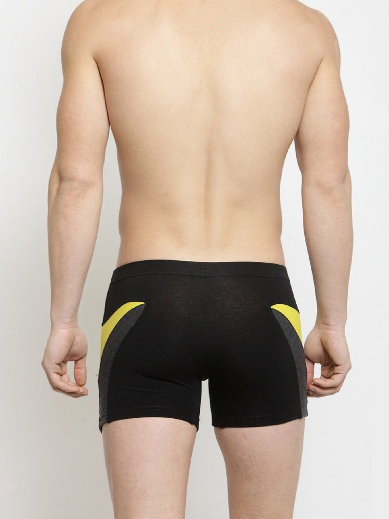 IC4 Store شورت مصمم للرجال باللونين الأسود والأصفر - Image 3