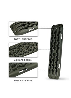 Royal Polar ROYAL POLAR 10TON Recovery Traction Tracks for Off-Road Mud, Sand, Snow Tire Ladder Traction Track Vehicle Extraction Traction Mats (Black)  - Image 3