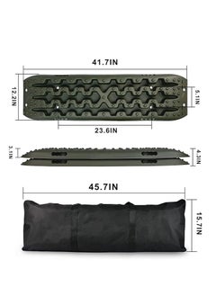 Royal Polar ROYAL POLAR 10TON Recovery Traction Tracks for Off-Road Mud, Sand, Snow Tire Ladder Traction Track Vehicle Extraction Traction Mats (Black)  - Image 4