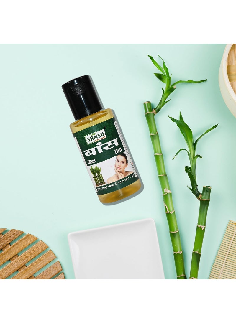 SANSU Sansu Bans Ka Tel 50ml Pack of 6 Natural Pure  - Image 4