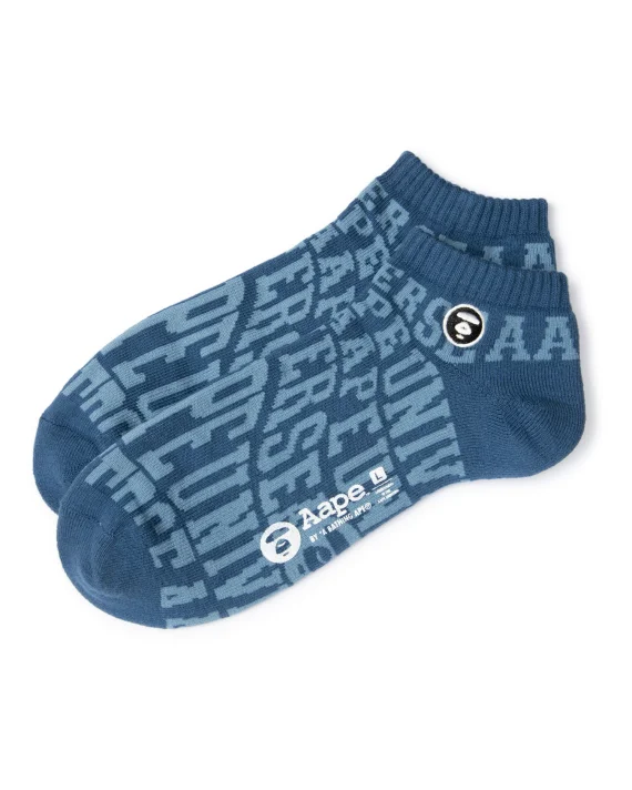 AAPE AAPEUNVS moonface ankle socks