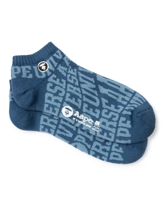 AAPE AAPEUNVS moonface ankle socks