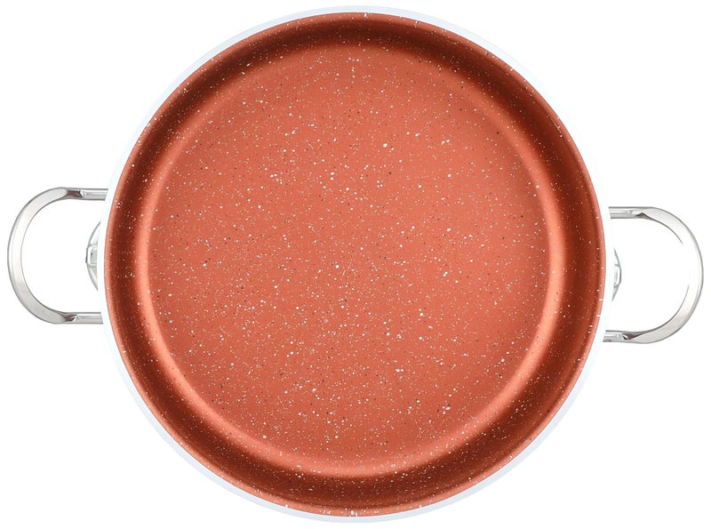 Lazord Granite Pro Sauté Pans Set - 4 Pieces - Size 26, 28 Cm - Copper - Image 3