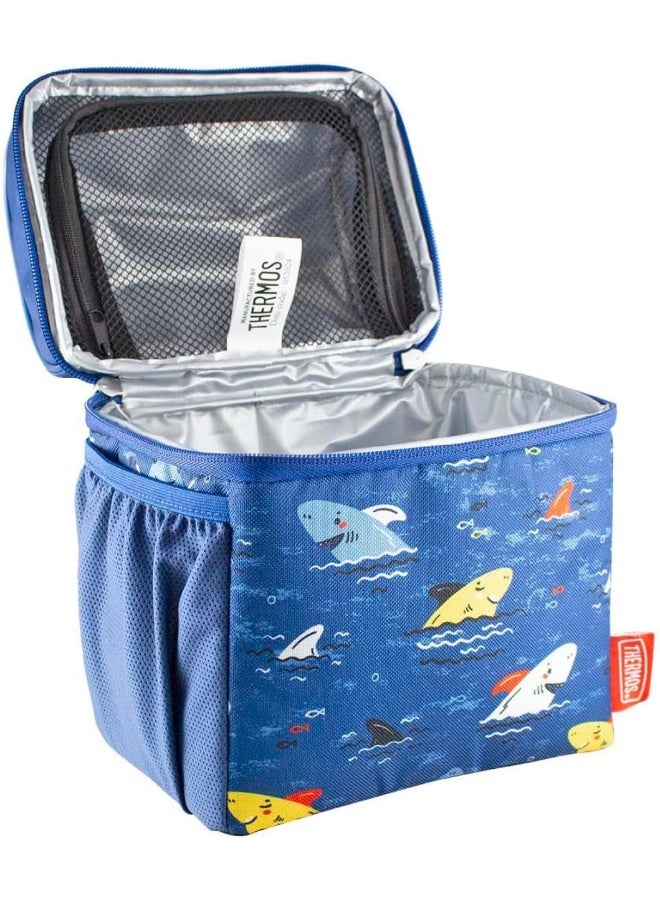 Thermos Standard Pop Top Reusable Insulated Lunch Bag - Sharks - Image 5