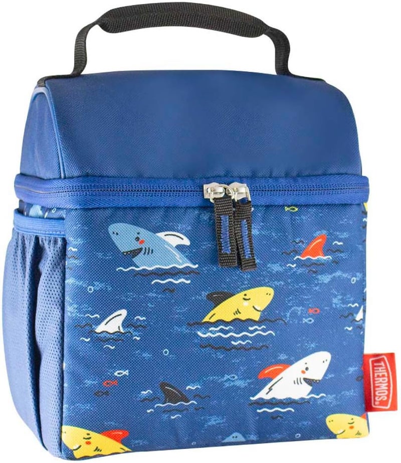 Thermos Standard Pop Top Reusable Insulated Lunch Bag - Sharks - Image 2