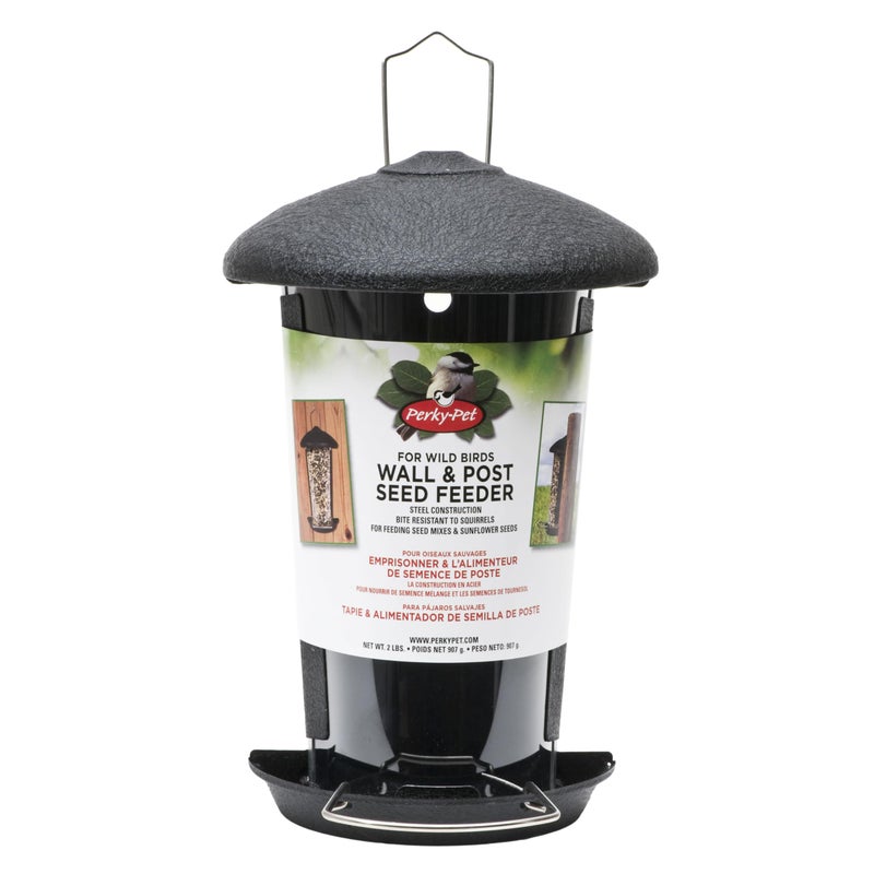 PerkyPet 1015 Wall and Post Mount Wild Bird Feeder