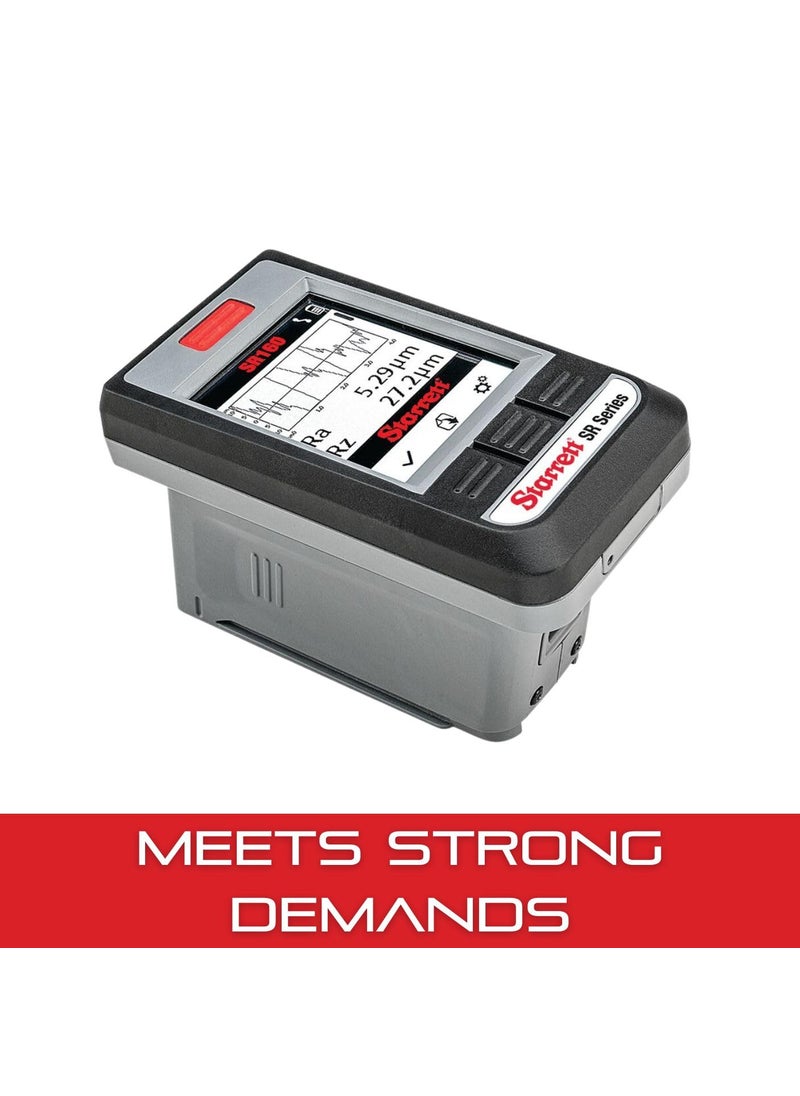 Starrett Starrett Surface Roughness Tester Bluetooth Color Graph Display Measures RaRz1MaxRsk Diamond Stylus  SR160  - Image 5