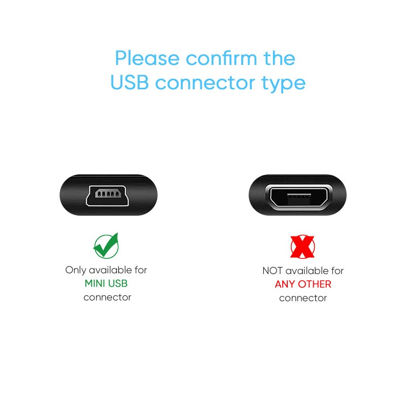 Pixelman GPS Charger Cable,Mini USB 6.6ft Universal GPS Charging Cord With Voltage Regulator Module 90 Degree Angle Mini USB Power Wire for Garmin GPS Navigator Drive 51 65 Nuvi 50lm 2555lmt 2595lmt 40lm 1300 - Image 4