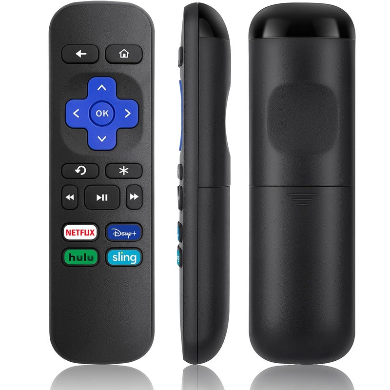 Amiroko Remote Control Replacement for Roku Box, Premiere, Express, Player, for R0KU 1 2 3 4 (NOT for RokuStick or RokuTV) - Image 1