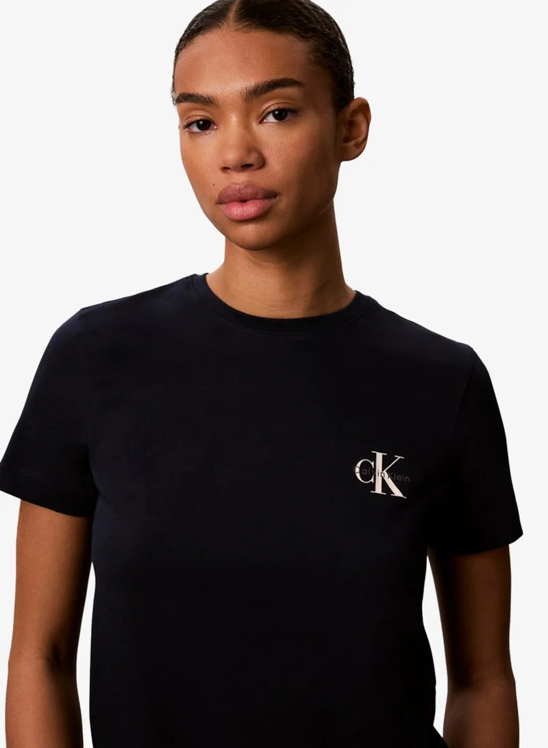 Calvin Klein Jeans  2 Pack Cotton Monogram T-shirts for Women | Best Price UAE