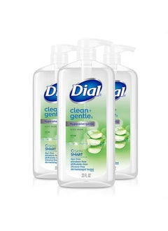Dial Ial Body Wash Healthy & Sensitive Aloe Scent 23 Fl Oz Pack Of 3  - Image 2