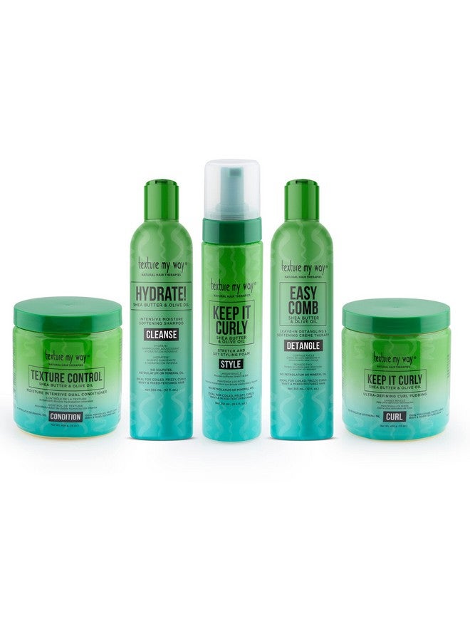 Texture My Way Natural Hair Therapies Texture Control Moisture Intensive Dual Hair Conditioner Ideal For Coiled Frizzy Curly Hair 15 Oz - Image 3