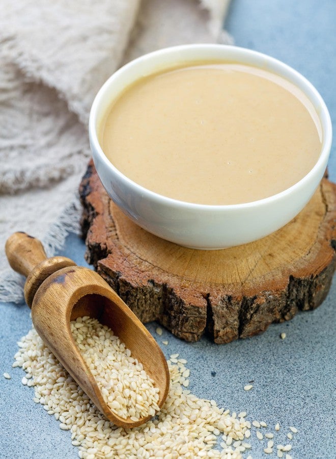 Minimal White Tahini Paste-200 gram 100% Sesame Seeds Smooth & Creamy No Additives Ideal for Hummus, Dressings & Baking - Image 3