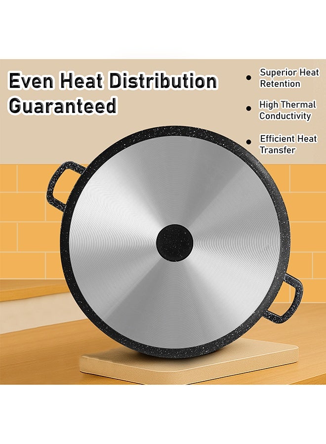 SONEX Granita 9-Piece Non-Stick Cookware Gift Set – Marble Coated Die-Cast Aluminium Pots with Lids & Fry Pan, Durable, Easy to Clean, Scratch-Resistant, 2L to 9L Cooking Capacity - Image 5