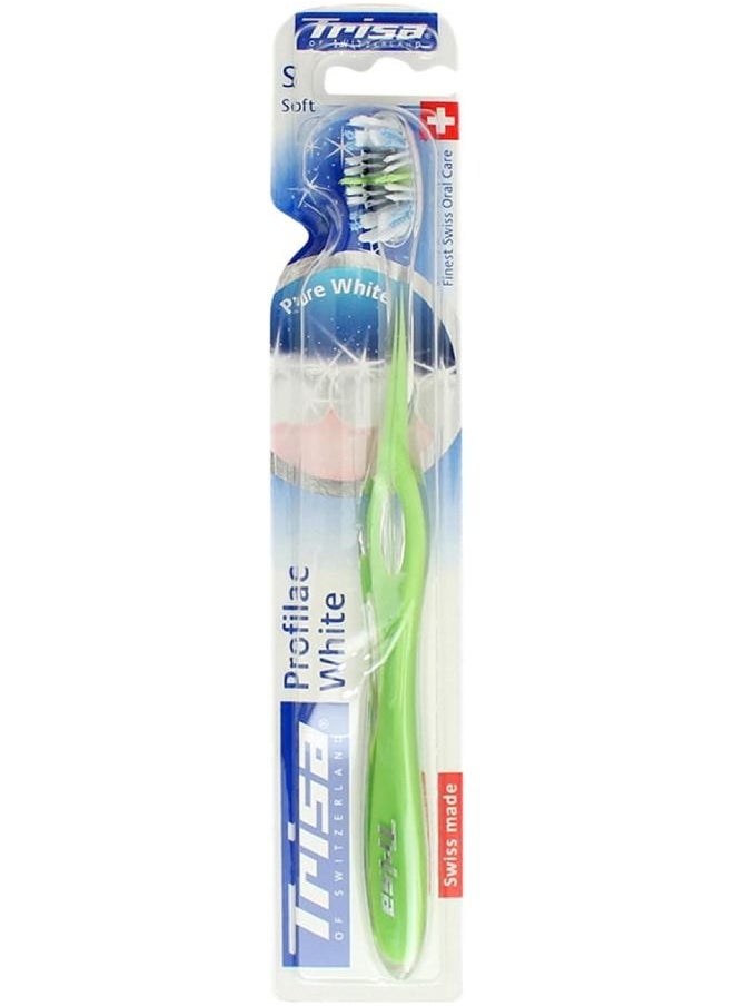 TRISA Profilac White Soft Toothbrush - Multicolour  - Image 2