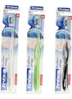 TRISA Profilac White Soft Toothbrush - Multicolour  - Image 5