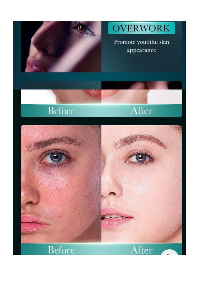 FAYANKOU 10 Packs Moisturizing Hydreating Faical Mask Hyaluronic Acid Faical Mask  Vitamin C Faical Mask Retinol  Snail Serum Collagen Faical Mask - Image 2