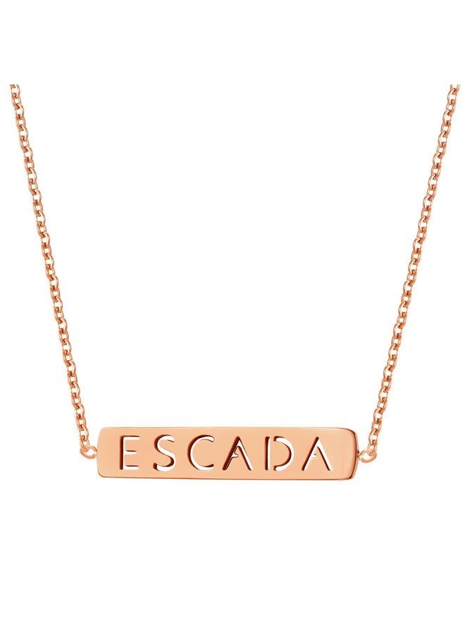 ESCADA Caroline Rose Gold  Plated Stainless Steel Necklace for Women 360mm - Image 2