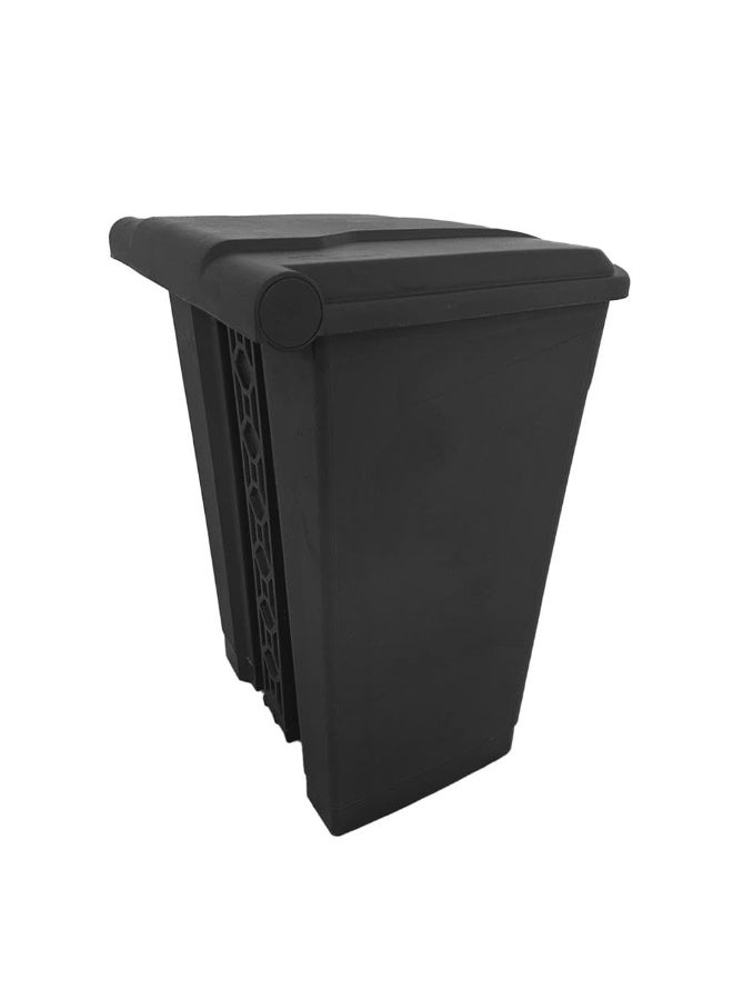 AKC Garbage Trash Can with Centre Pedal, High Density Polyethylene (HDPE) Heavy-Duty Plastic Bins (BLACK, 45 LITERS)  - Image 3