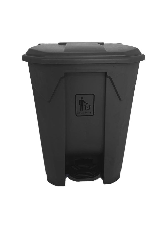 AKC Garbage Trash Can with Centre Pedal, High Density Polyethylene (HDPE) Heavy-Duty Plastic Bins (BLACK, 45 LITERS)  - Image 2