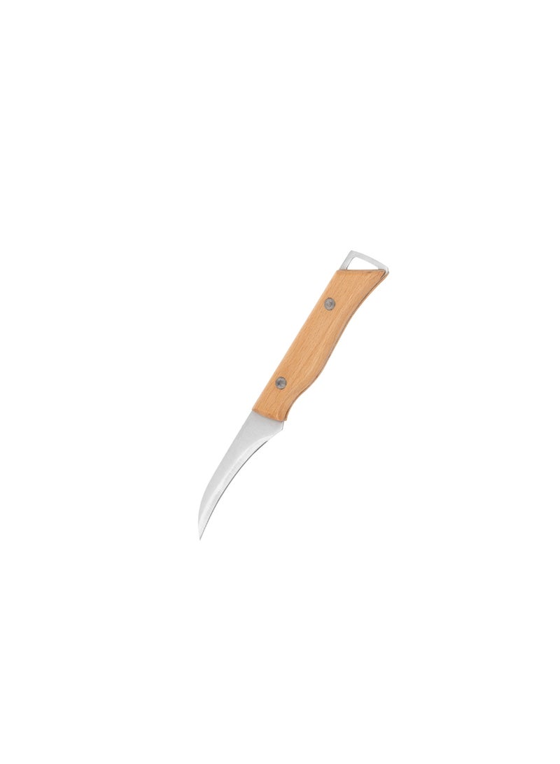 Royalford 3.5" Carving Knife- RF12094| With Extra-Sharp Stainless Steel Blades with Wooden Handle - Image 2