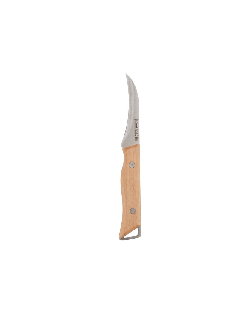 Royalford 3.5" Carving Knife- RF12094| With Extra-Sharp Stainless Steel Blades with Wooden Handle - Image 5