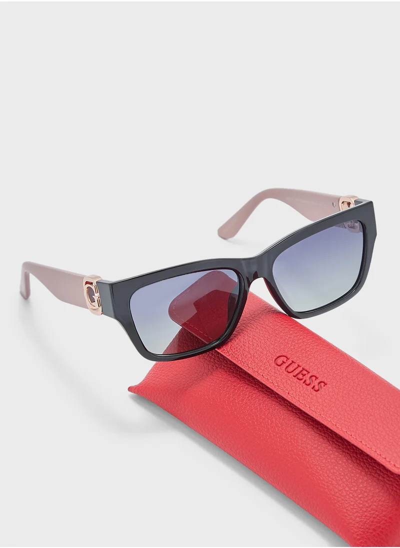 GUESS Square Uv-Protected Wayfarer Sunglasses