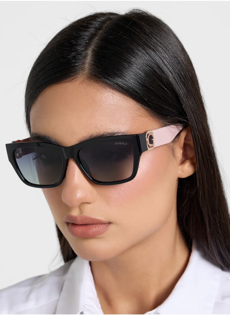GUESS Square Uv-Protected Wayfarer Sunglasses