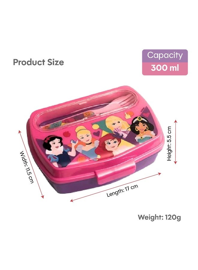 Stor Cars Stickers Funny Lunch Box for Kids with Cutlery – 30oz Capacity BPA-Free Reusable Lunch Container with Spoon & Fork, Secure Snap Lid, Lightweight Durable Food Storage Box for School, Travel & Everyday Use - Image 2