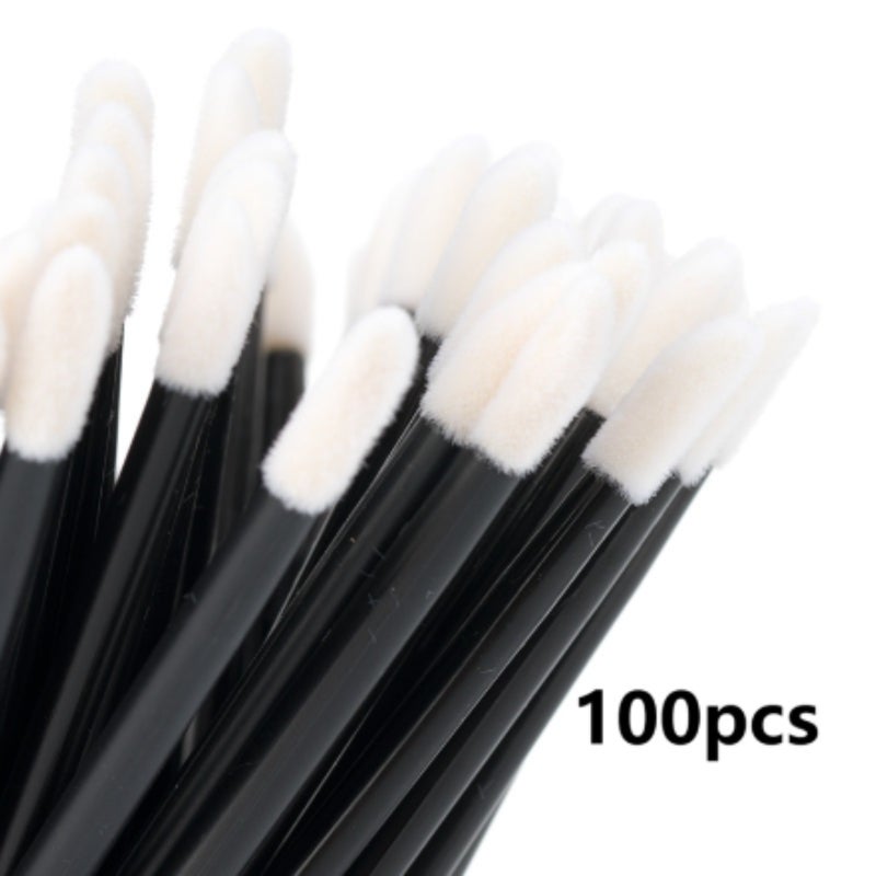 Disposable lip brush stick, lipstick brush, lip glaze brush (100 pcs) - Image 1